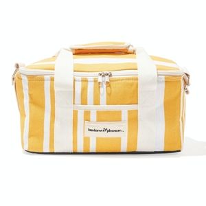Holiday Cooler Bag - Yellow Stripe